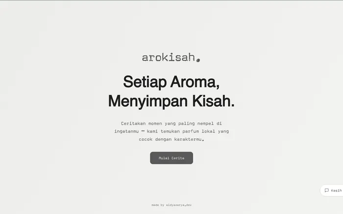 arokisah scent storytelling